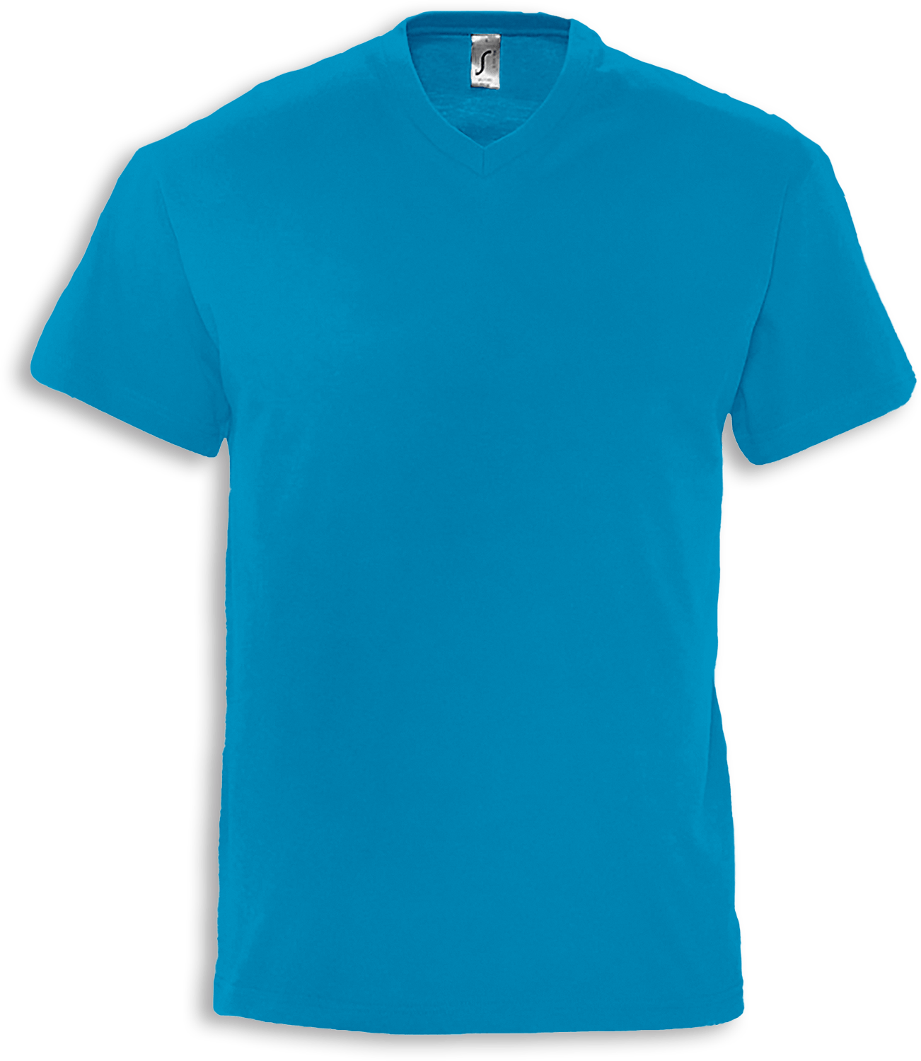 Basic T-Shirt für Herren mit V-Ausschnitt
