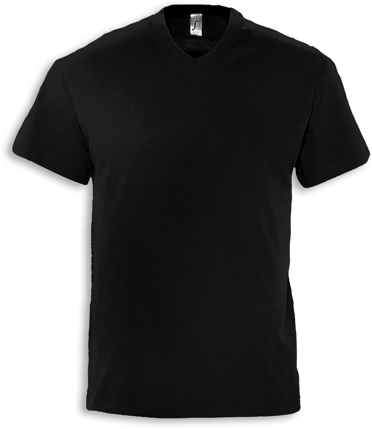 Basic T-Shirt für Herren mit V-Ausschnitt