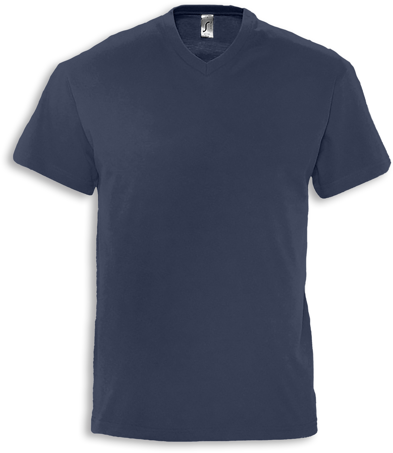 Basic T-Shirt für Herren mit V-Ausschnitt
