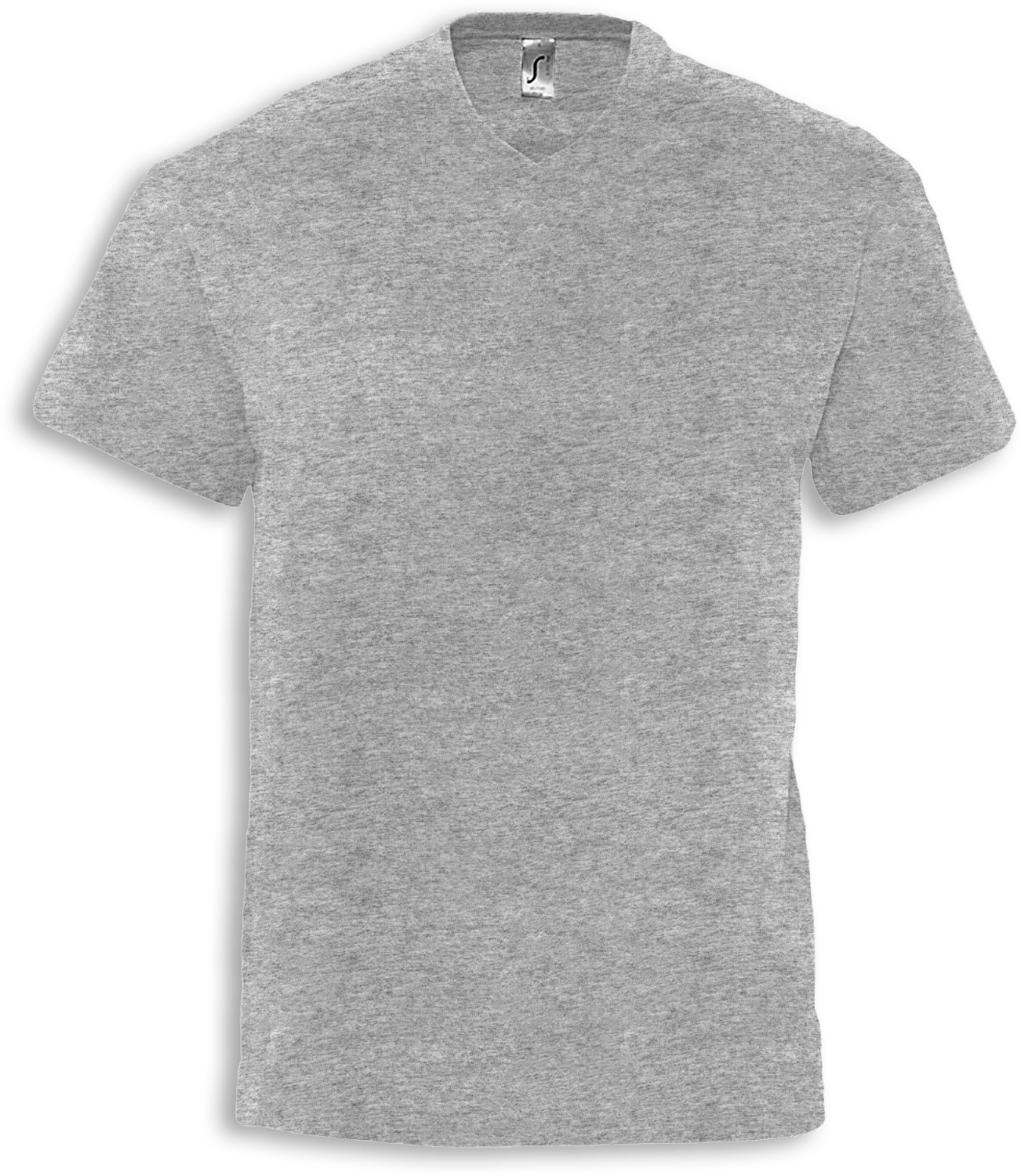 Basic T-Shirt für Herren mit V-Ausschnitt