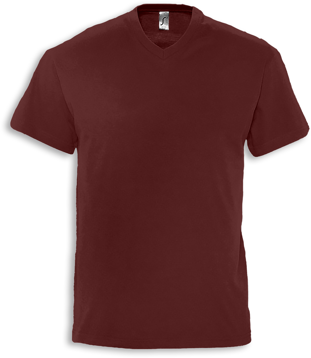 Basic T-Shirt für Herren mit V-Ausschnitt