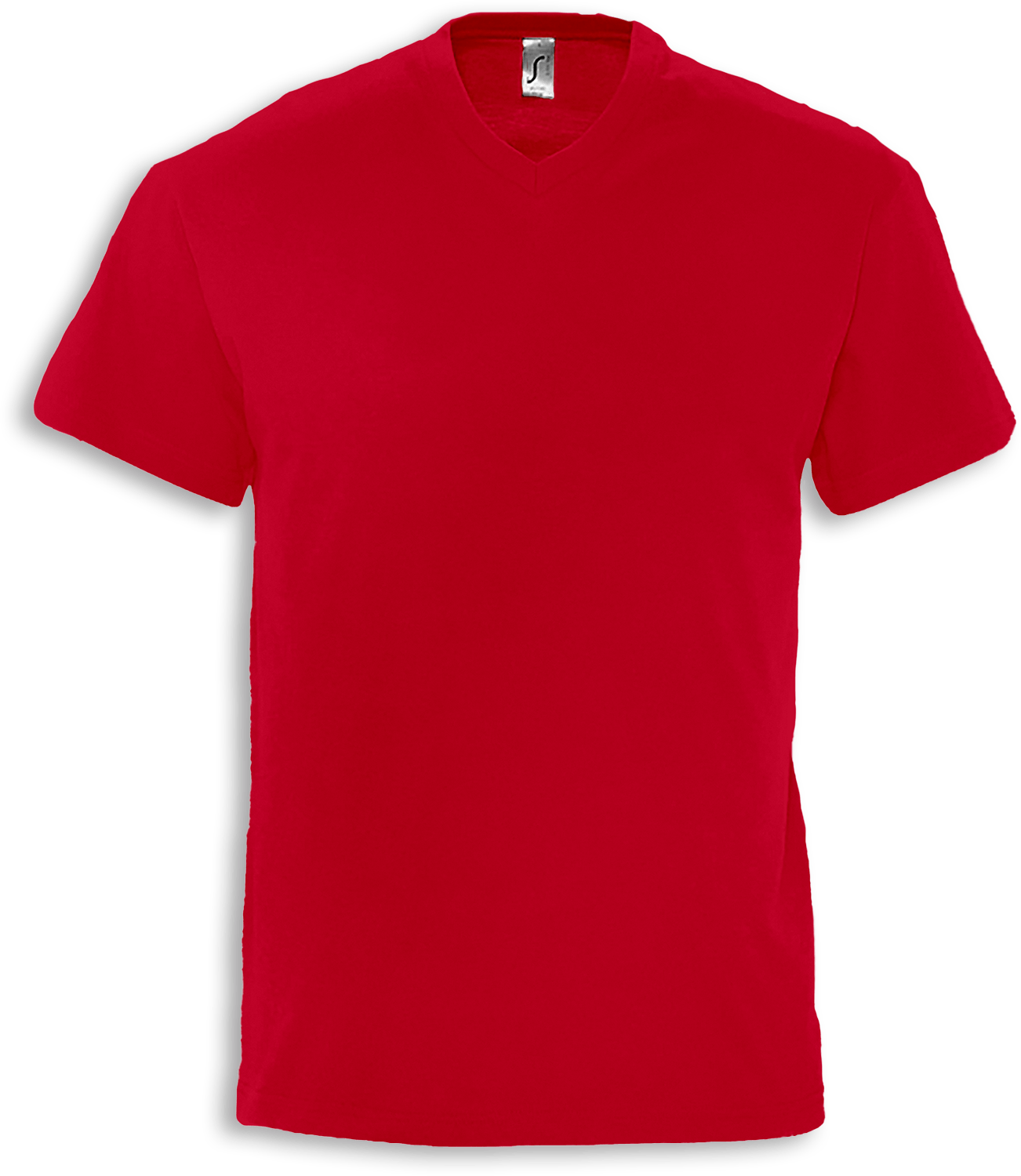 Basic T-Shirt für Herren mit V-Ausschnitt
