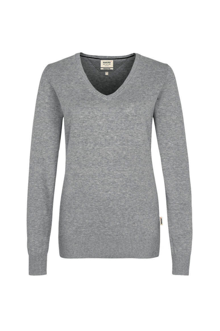HAKRO Damen V-Pullover Premium-Baumwolle