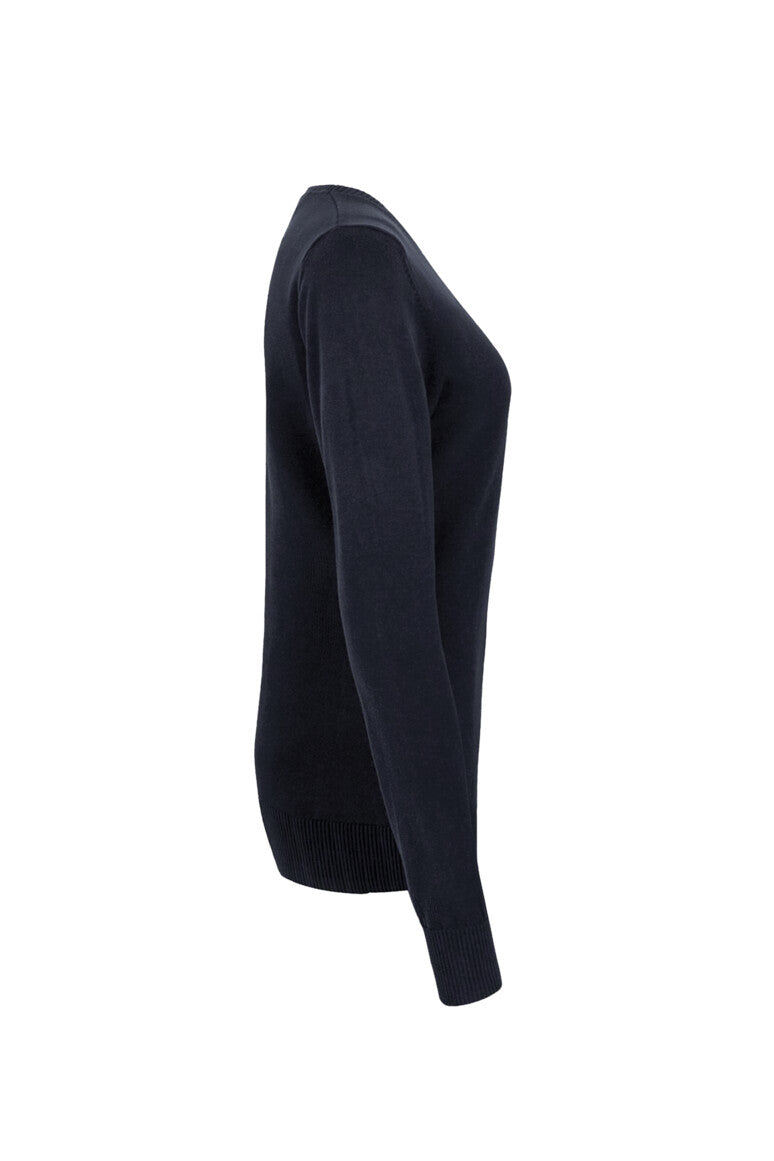 HAKRO Damen V-Pullover Premium-Baumwolle