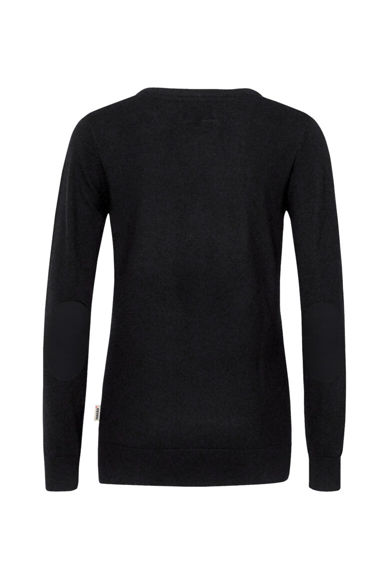 HAKRO Damen V-Pullover Merino-Wolle