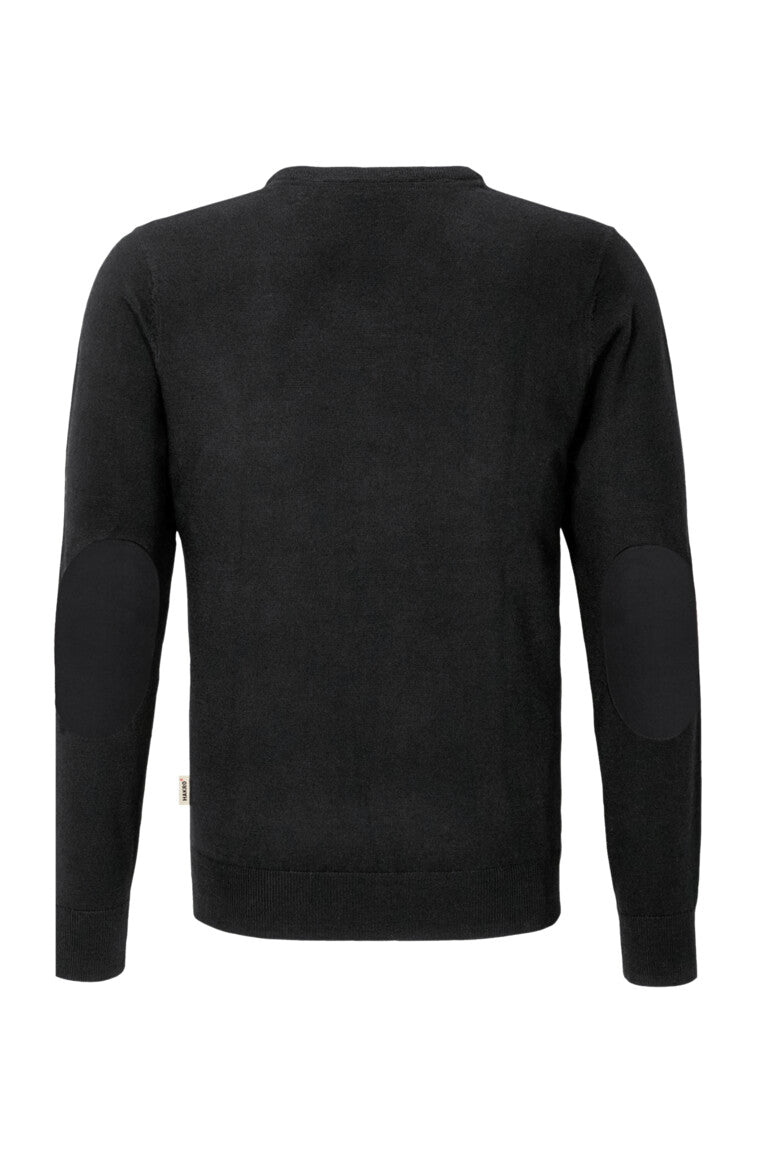 HAKRO V-Pullover Merino-Wolle
