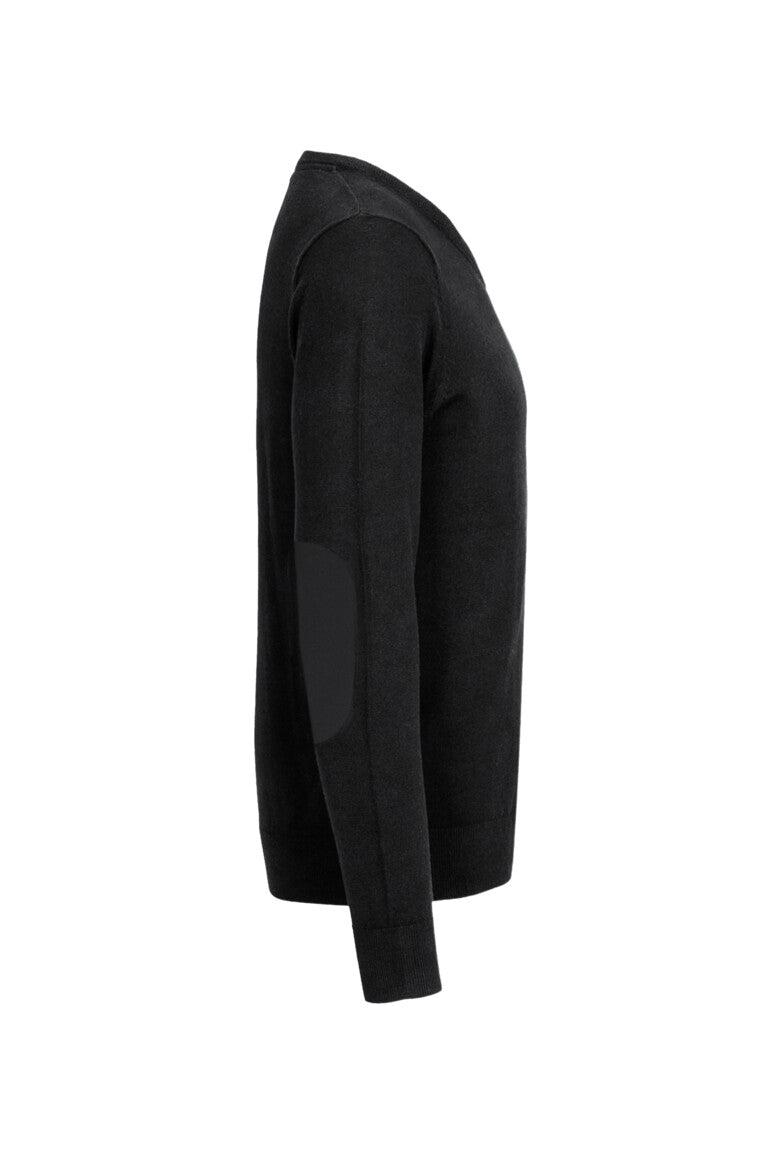 HAKRO V-Pullover Merino-Wolle