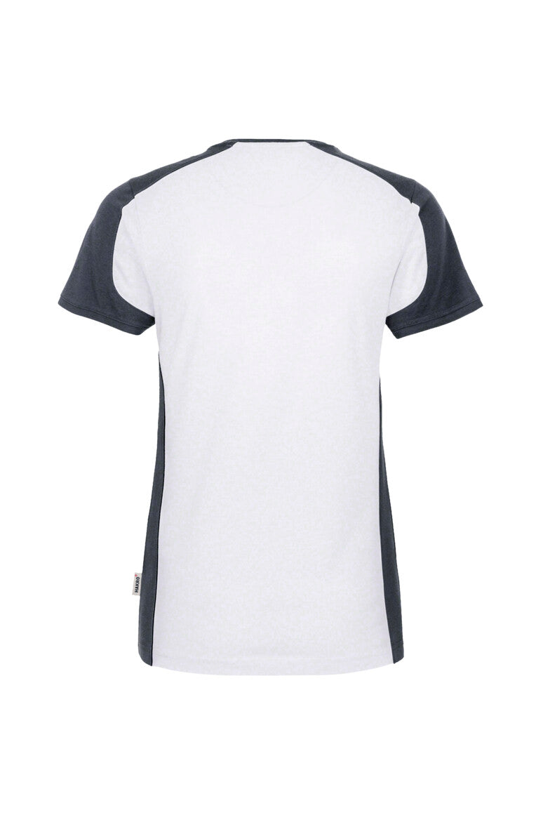 HAKRO Damen V-Shirt Contrast MIKRALINAR®