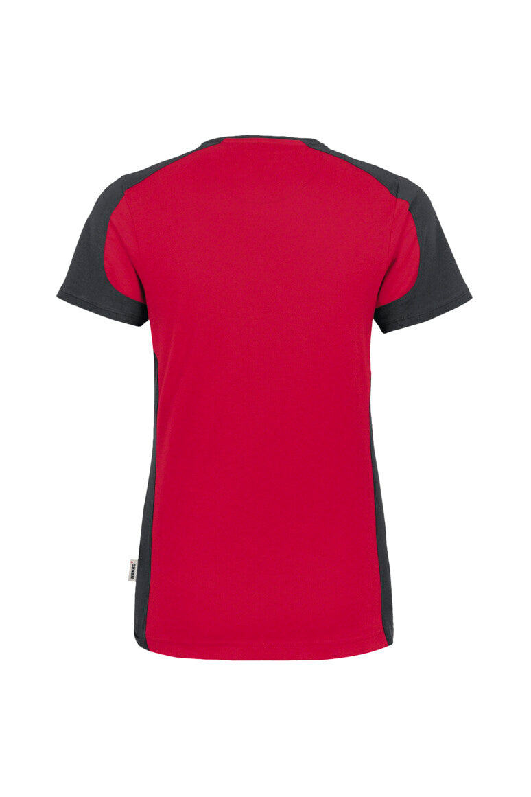 HAKRO Damen V-Shirt Contrast MIKRALINAR®