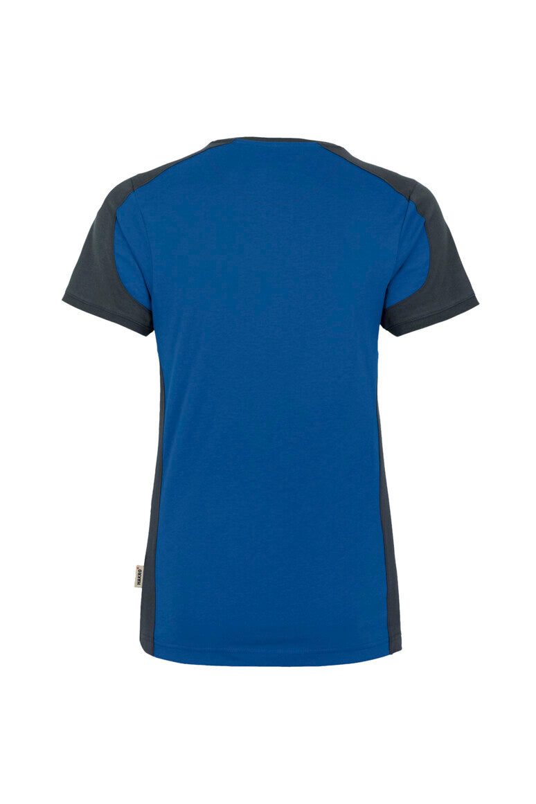 HAKRO Damen V-Shirt Contrast MIKRALINAR®
