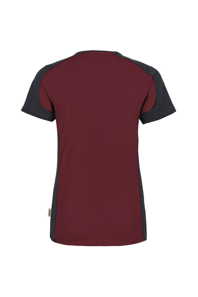 HAKRO Damen V-Shirt Contrast MIKRALINAR®