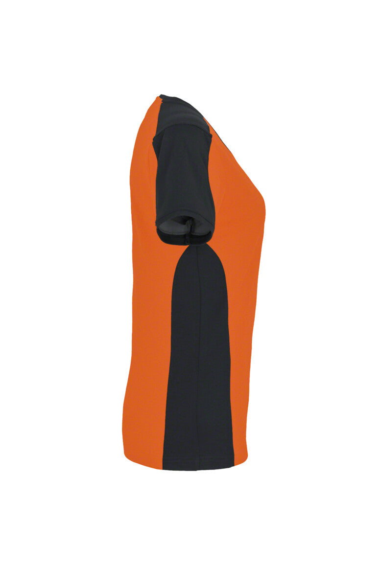 HAKRO Damen V-Shirt Contrast MIKRALINAR®