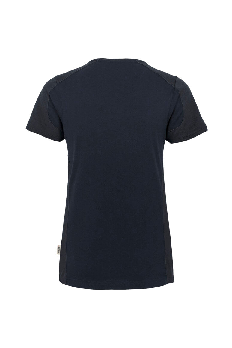 HAKRO Damen V-Shirt Contrast MIKRALINAR®