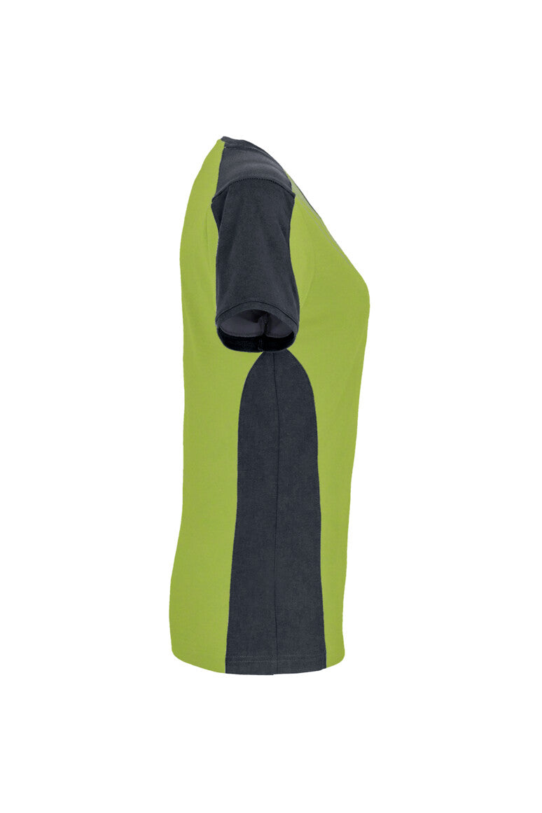 HAKRO Damen V-Shirt Contrast MIKRALINAR®
