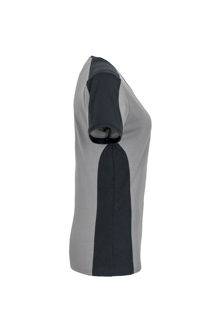 HAKRO Damen V-Shirt Contrast MIKRALINAR®