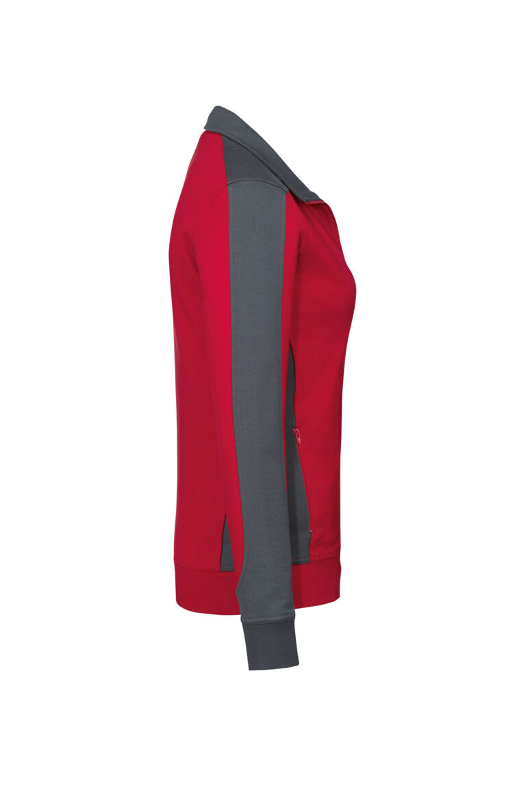 HAKRO Damen Sweatjacke Contrast MIKRALINAR®