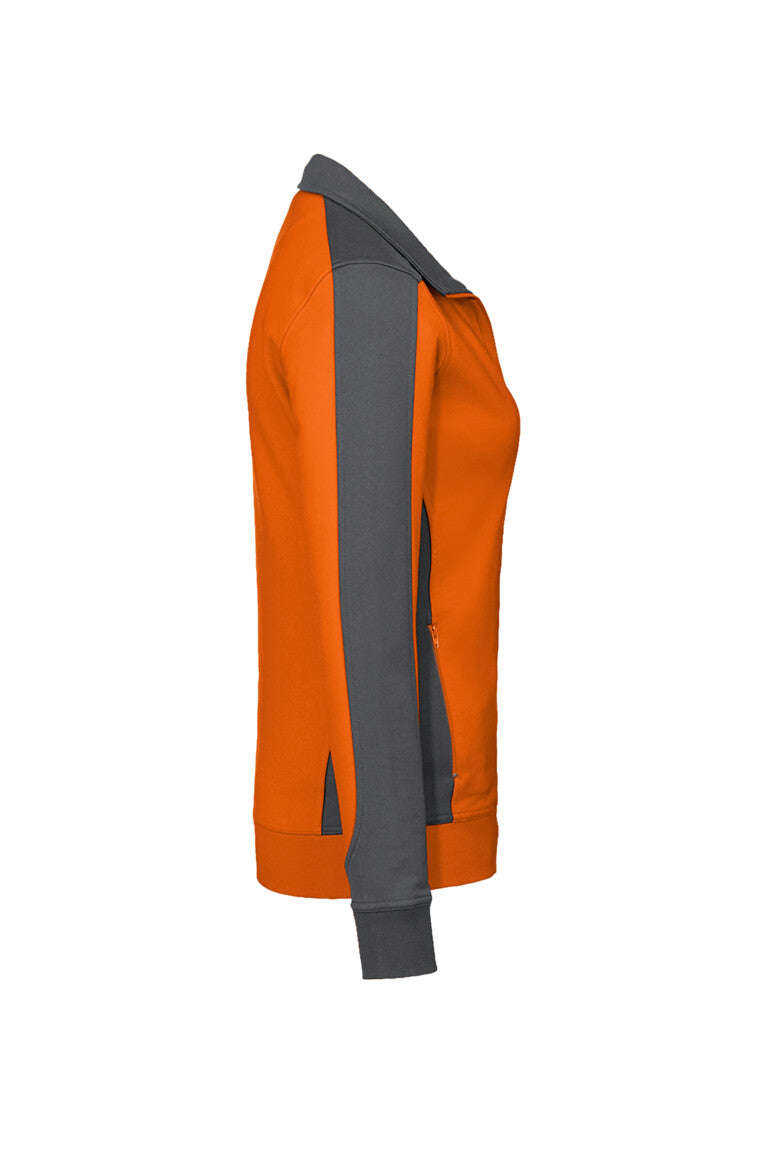 HAKRO Damen Sweatjacke Contrast MIKRALINAR®
