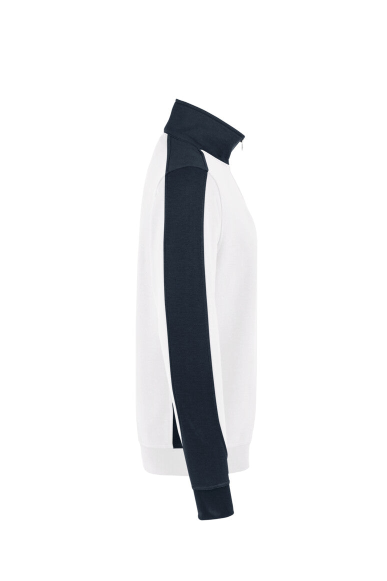 HAKRO Zip-Sweatshirt Contrast MIKRALINAR®