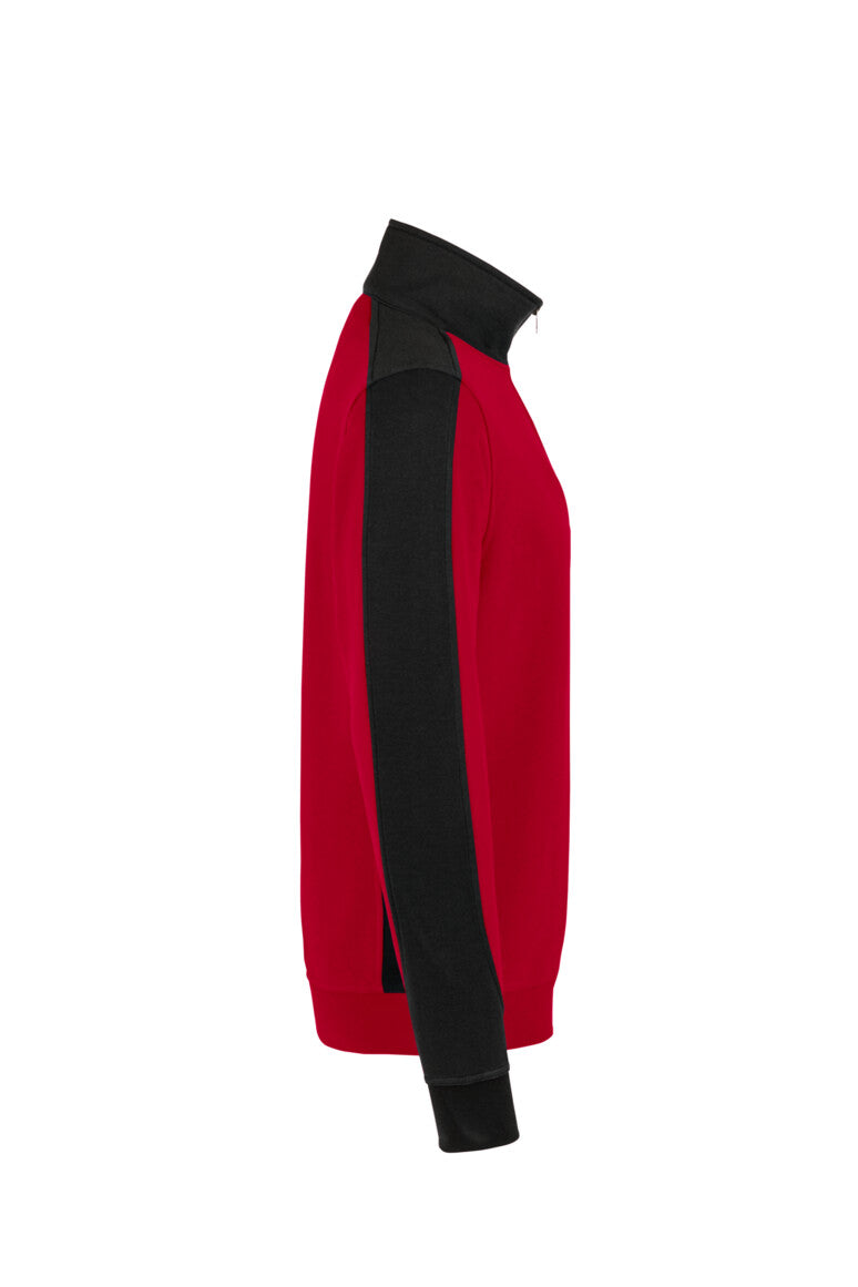 HAKRO Zip-Sweatshirt Contrast MIKRALINAR®