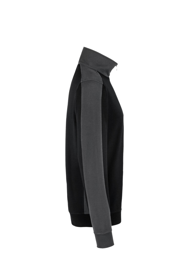 HAKRO Zip-Sweatshirt Contrast MIKRALINAR®