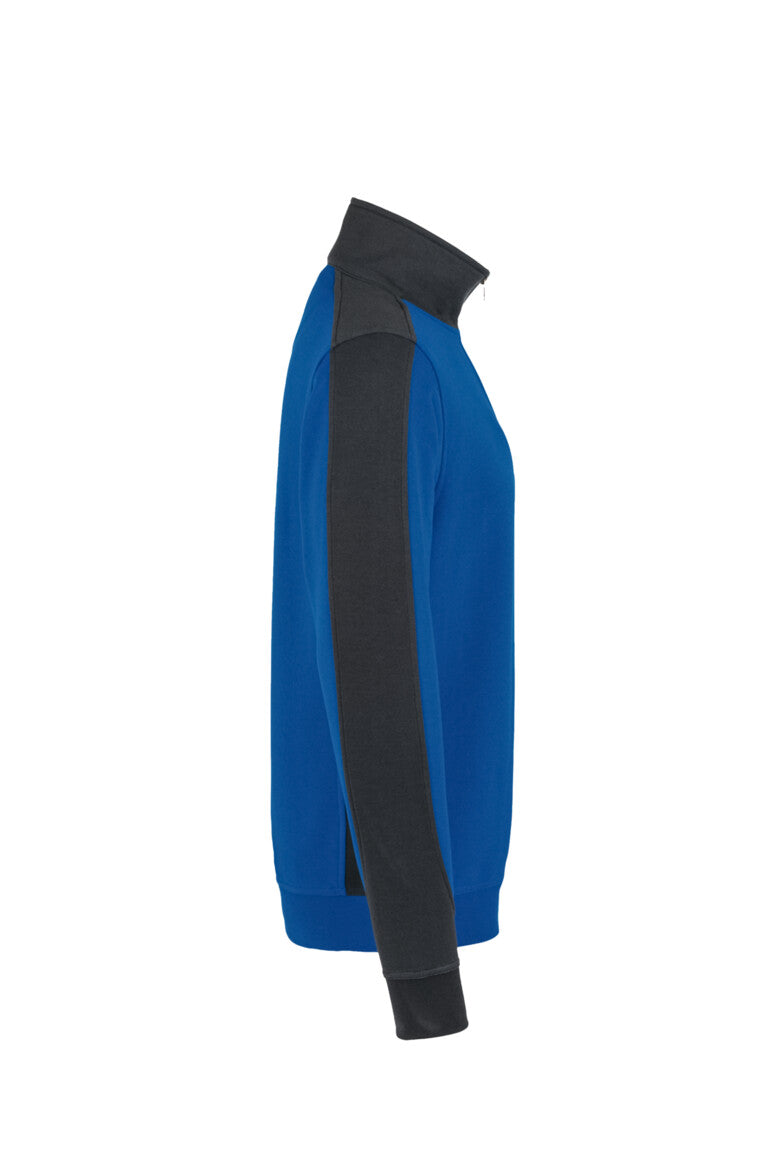 HAKRO Zip-Sweatshirt Contrast MIKRALINAR®
