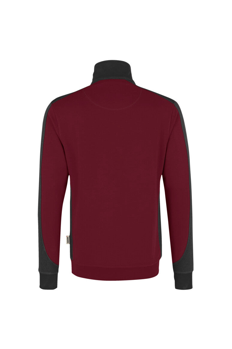 HAKRO Zip-Sweatshirt Contrast MIKRALINAR®