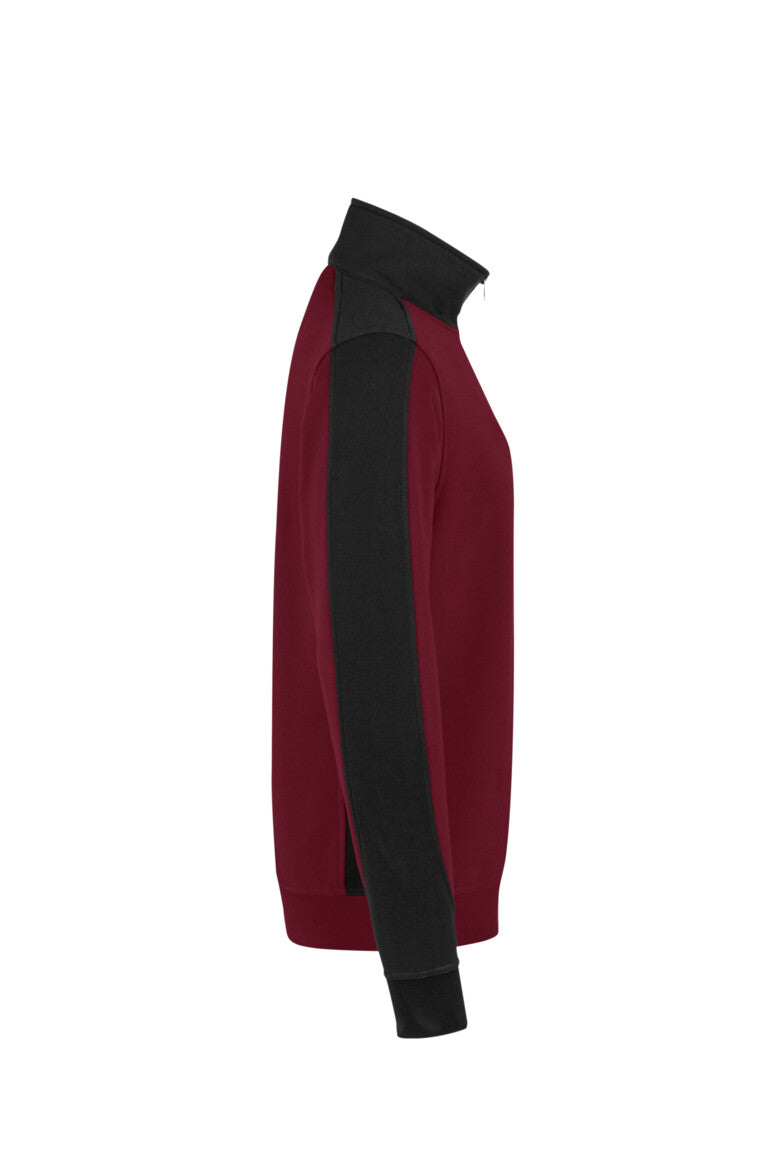 HAKRO Zip-Sweatshirt Contrast MIKRALINAR®