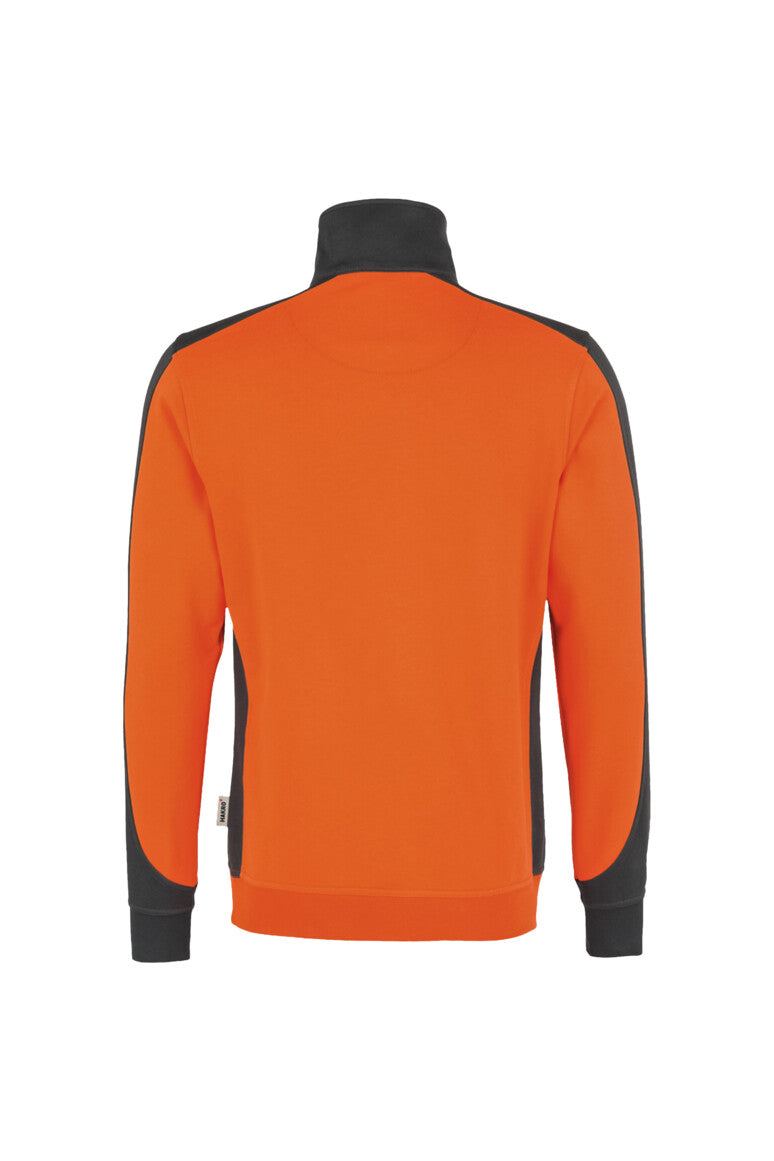 HAKRO Zip-Sweatshirt Contrast MIKRALINAR®