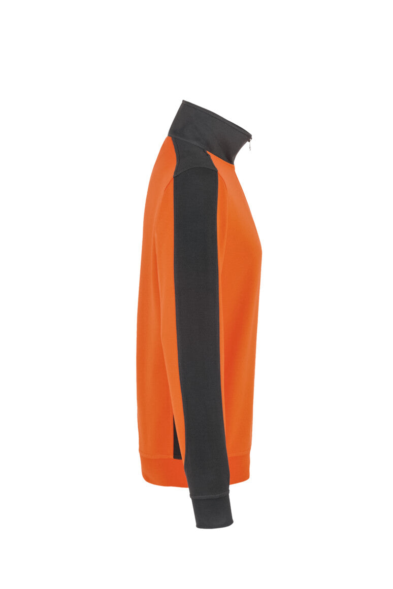 HAKRO Zip-Sweatshirt Contrast MIKRALINAR®