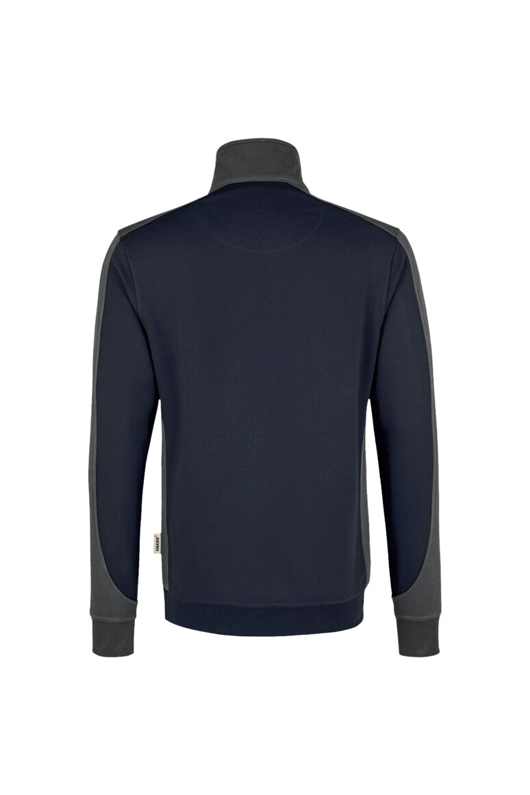 HAKRO Zip-Sweatshirt Contrast MIKRALINAR®