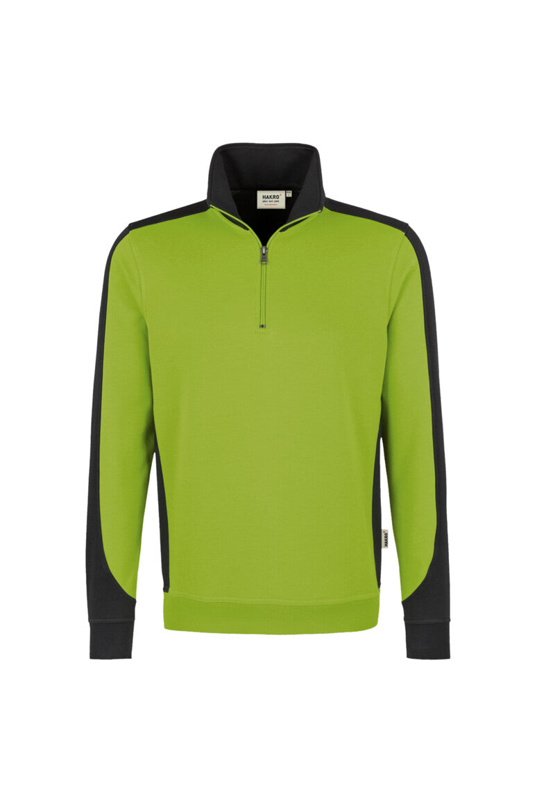 HAKRO Zip-Sweatshirt Contrast MIKRALINAR®