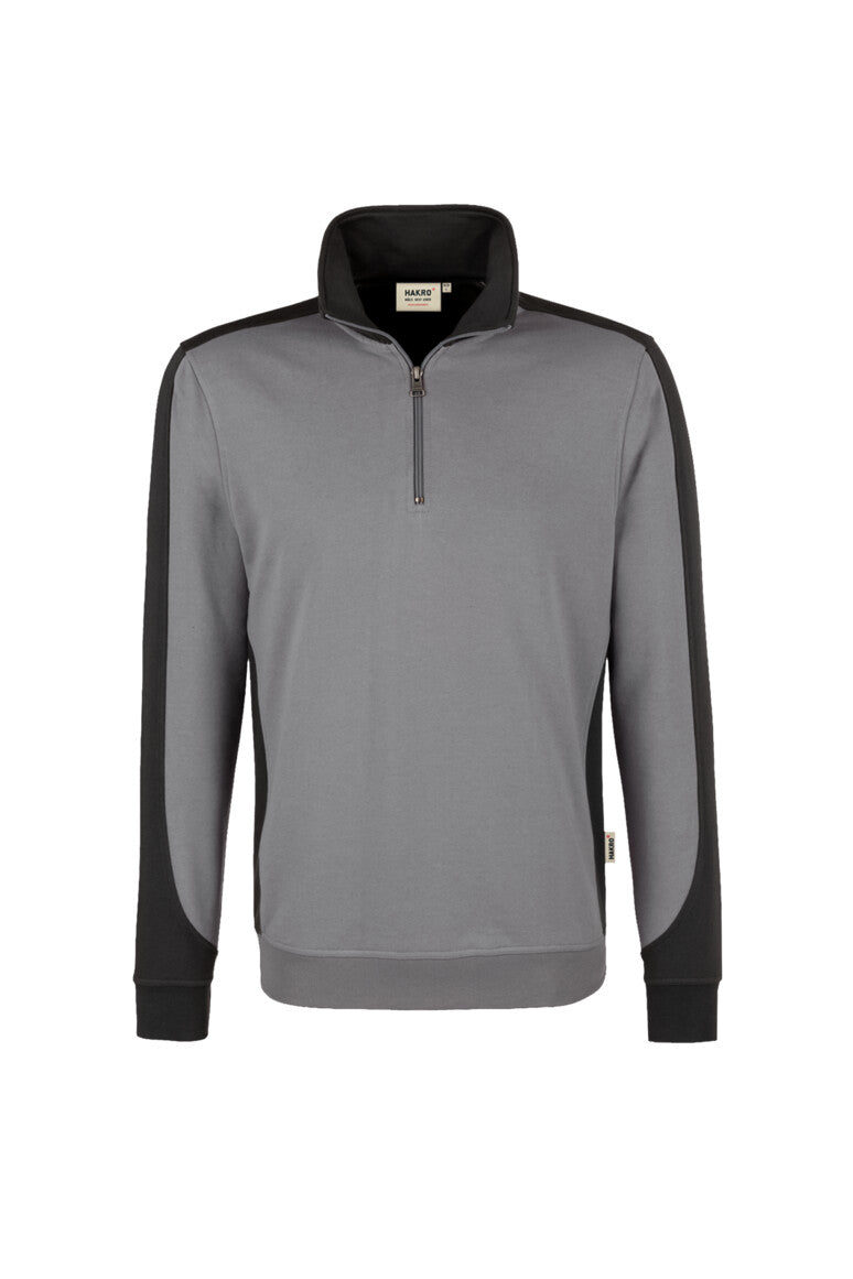 HAKRO Zip-Sweatshirt Contrast MIKRALINAR®