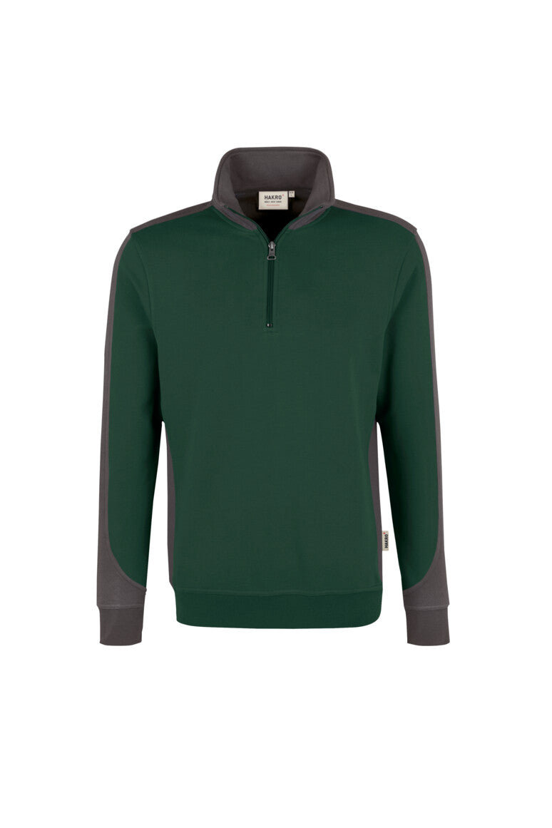 HAKRO Zip-Sweatshirt Contrast MIKRALINAR®