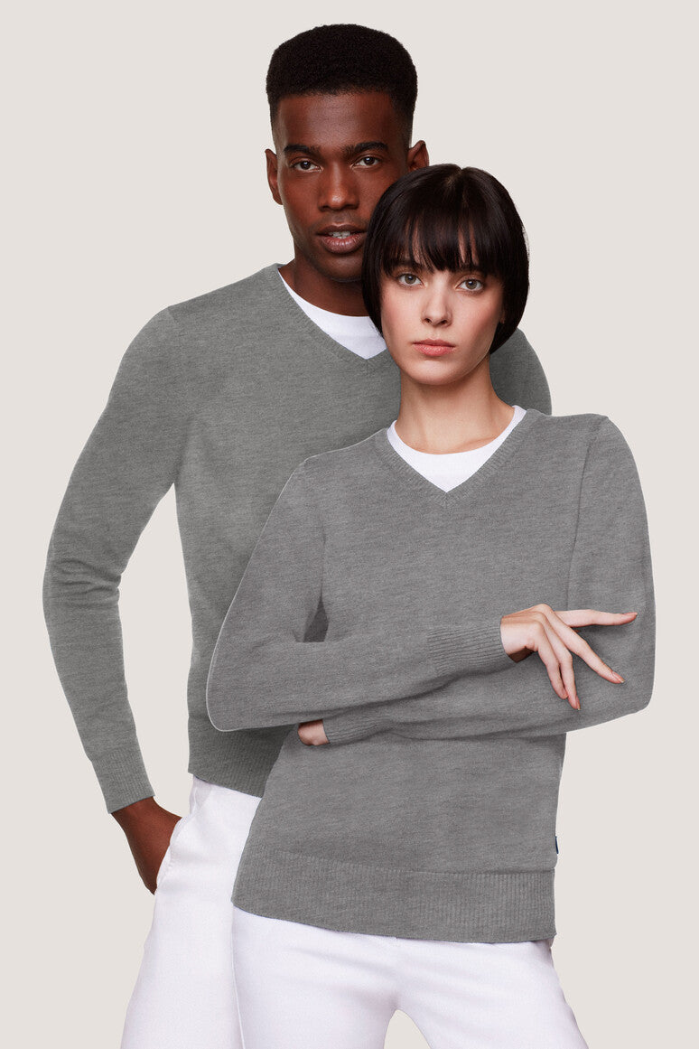 HAKRO V-Pullover Premium-Baumwolle