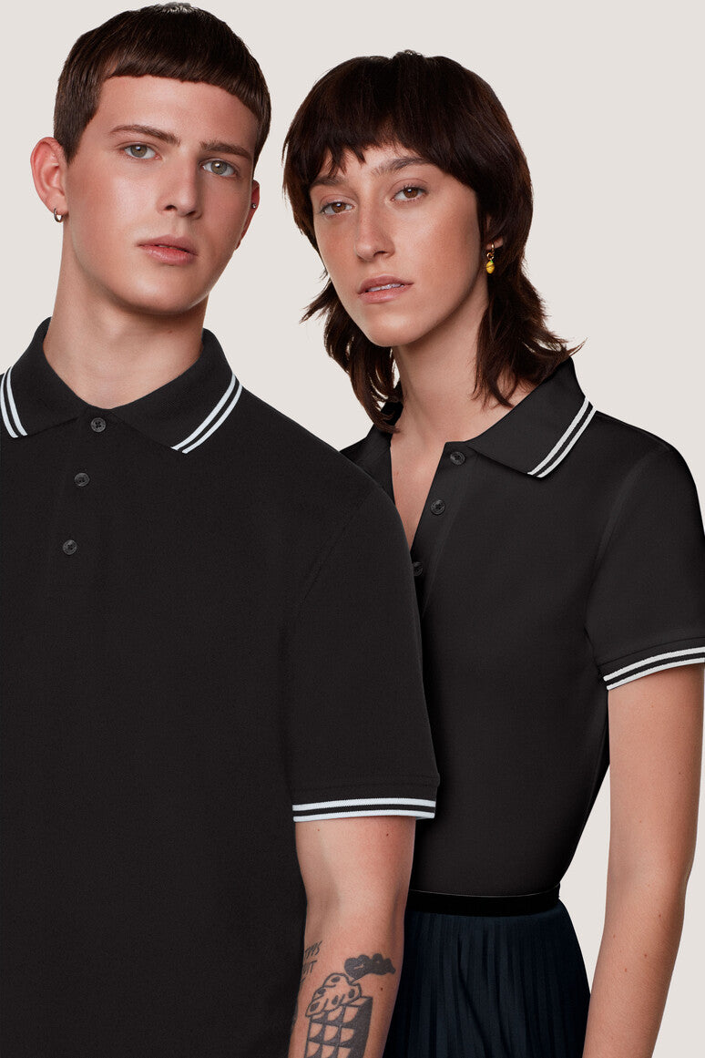 HAKRO Damen Poloshirt Twin-Stripe