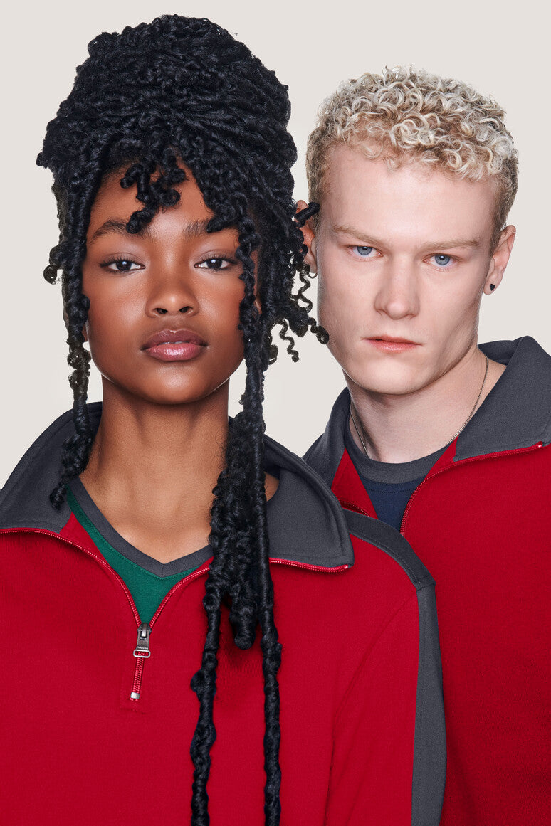 HAKRO Zip-Sweatshirt Contrast MIKRALINAR®