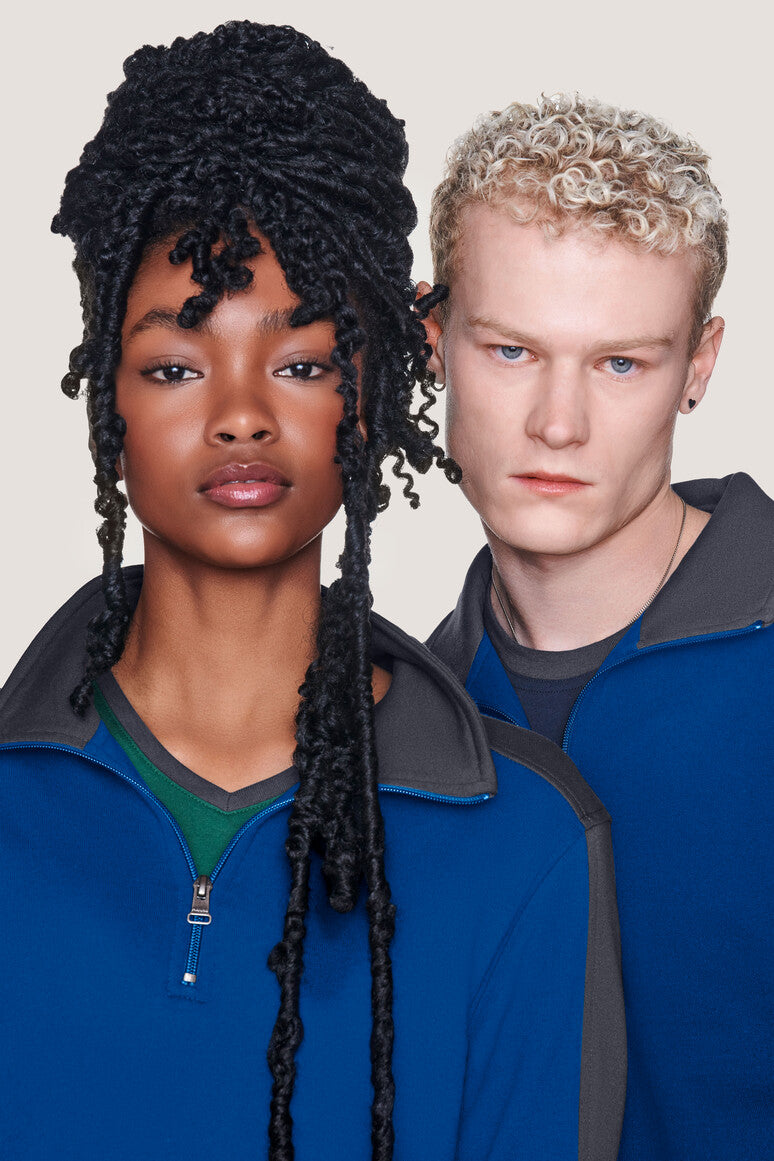 HAKRO Zip-Sweatshirt Contrast MIKRALINAR®