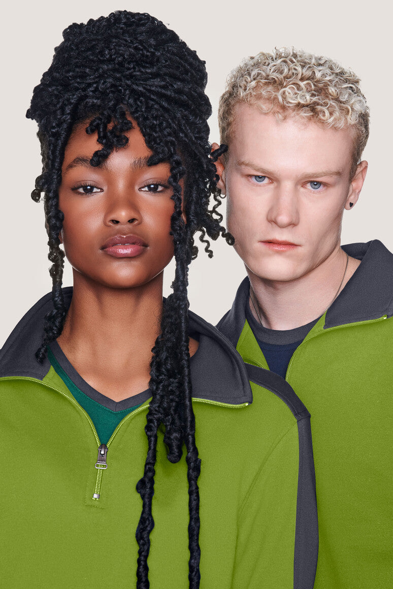 HAKRO Zip-Sweatshirt Contrast MIKRALINAR®