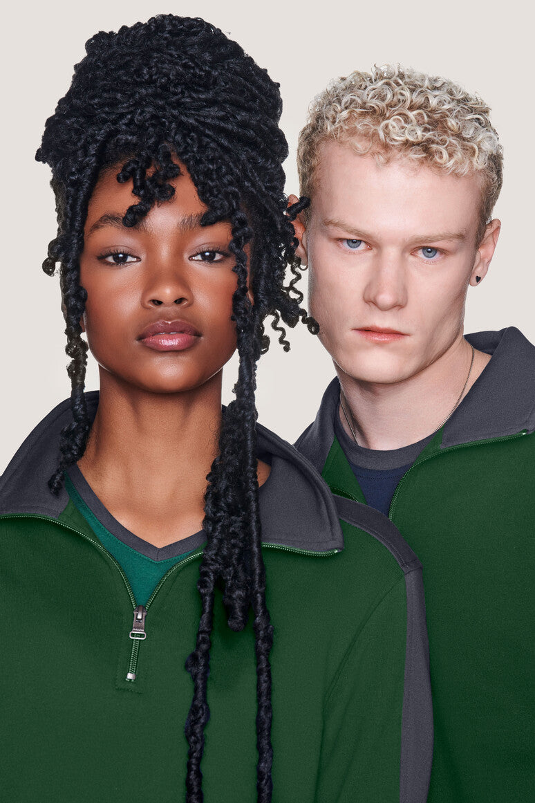HAKRO Zip-Sweatshirt Contrast MIKRALINAR®