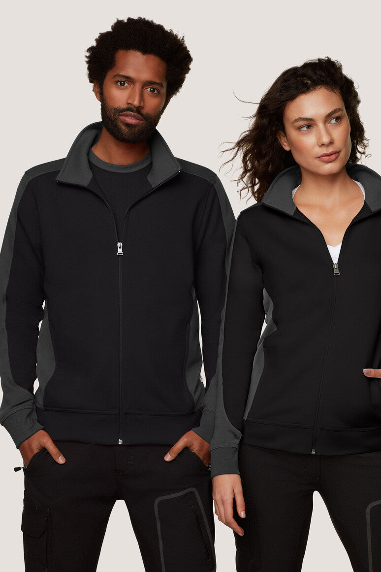 HAKRO Sweatjacke Contrast MIKRALINAR®