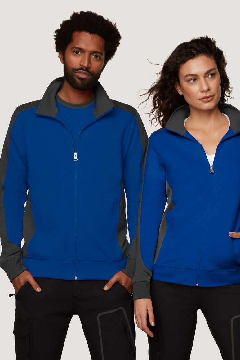 HAKRO Sweatjacke Contrast MIKRALINAR®