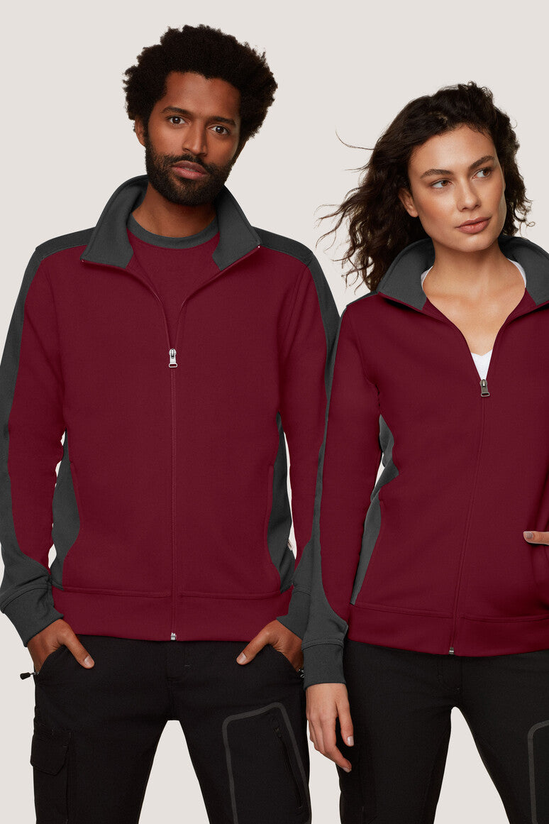 HAKRO Sweatjacke Contrast MIKRALINAR®