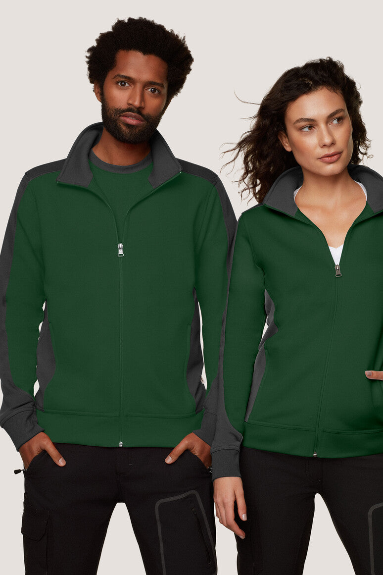HAKRO Sweatjacke Contrast MIKRALINAR®