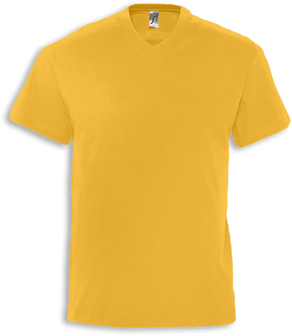 Basic T-Shirt für Herren mit V-Ausschnitt