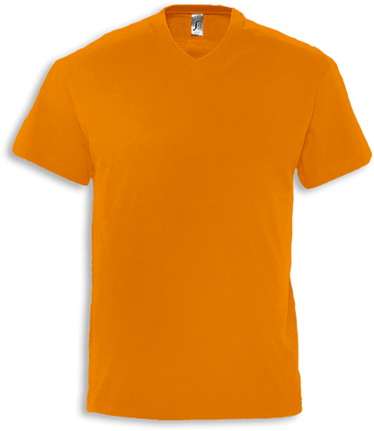 Basic T-Shirt für Herren mit V-Ausschnitt