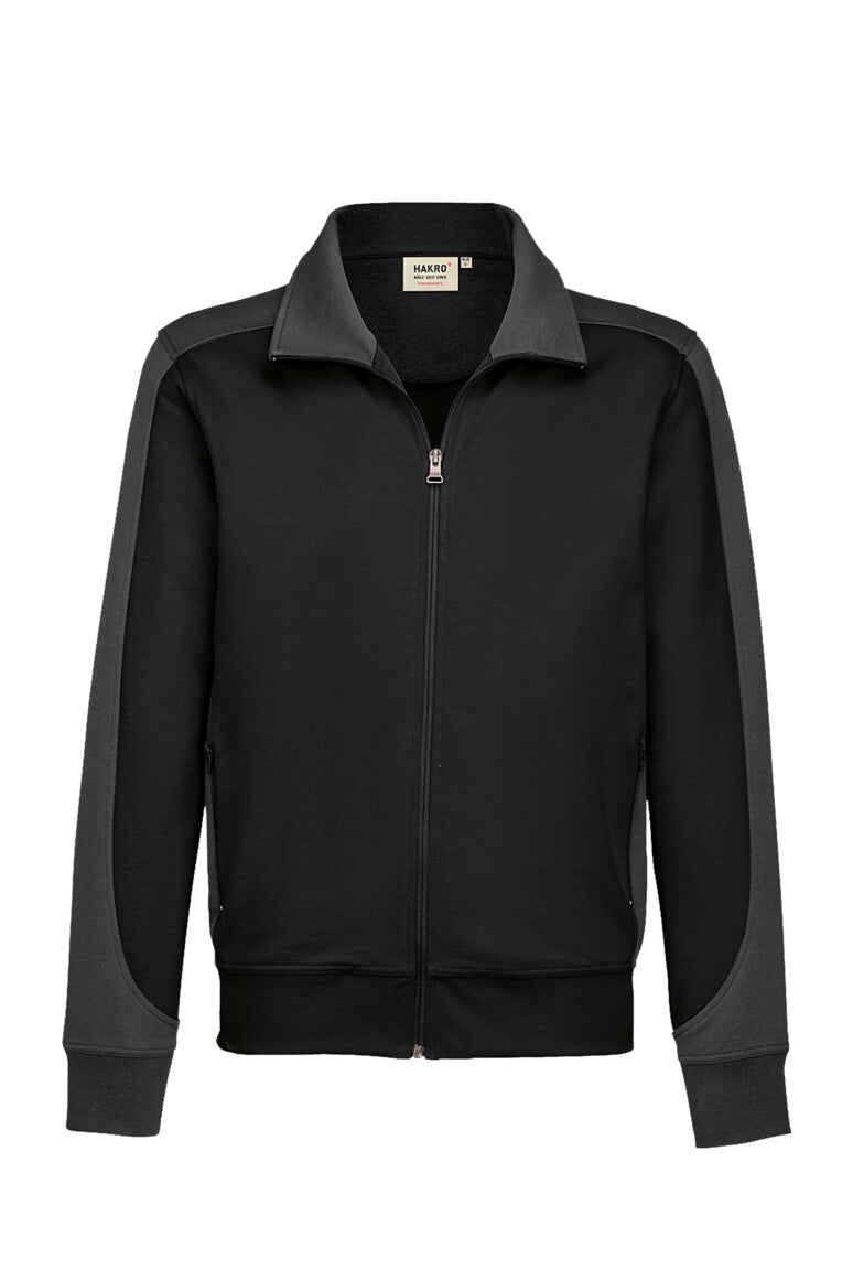 HAKRO Sweatjacke Contrast MIKRALINAR®