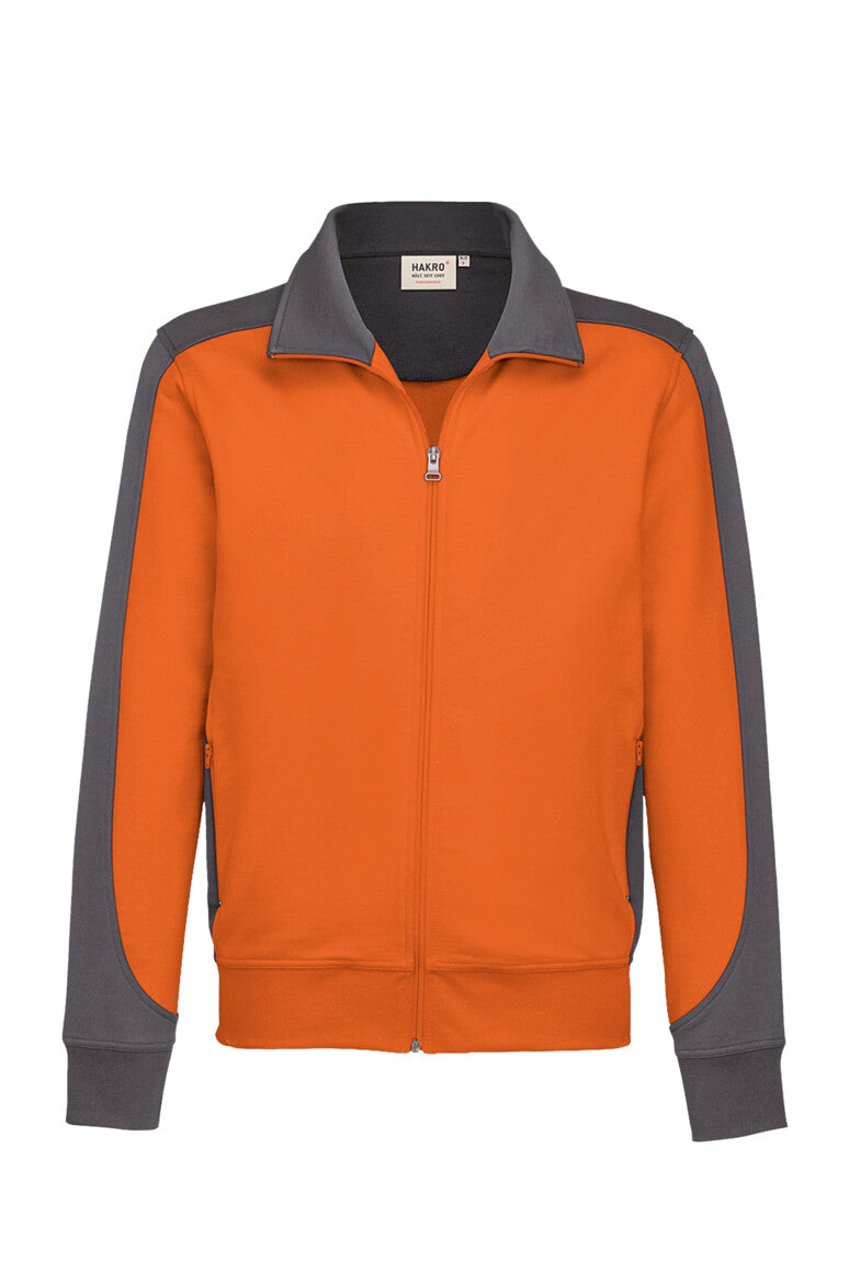 HAKRO Sweatjacke Contrast MIKRALINAR®
