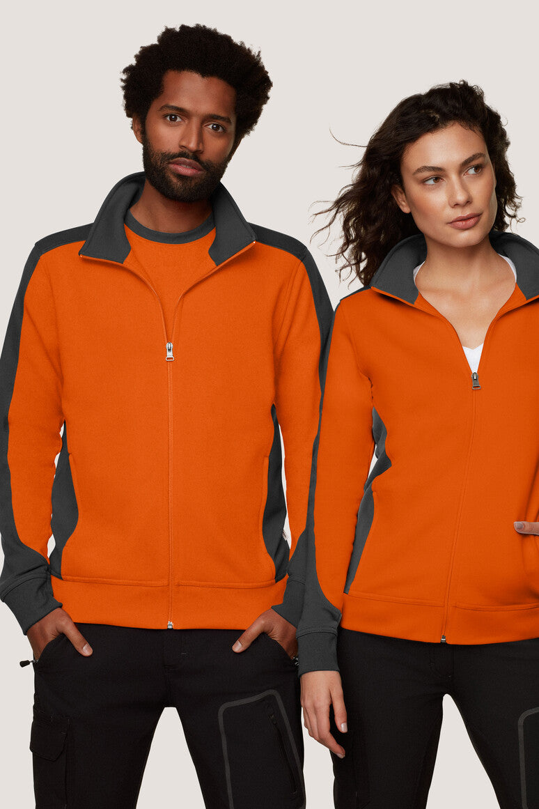 HAKRO Sweatjacke Contrast MIKRALINAR®