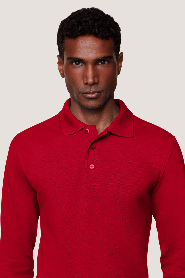 HAKRO Longsleeve-Poloshirt Classic